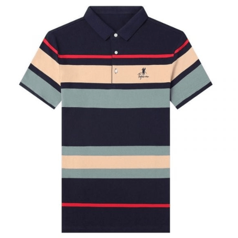 Camisa Polo Listrada Premium - SALOMAO SHOP