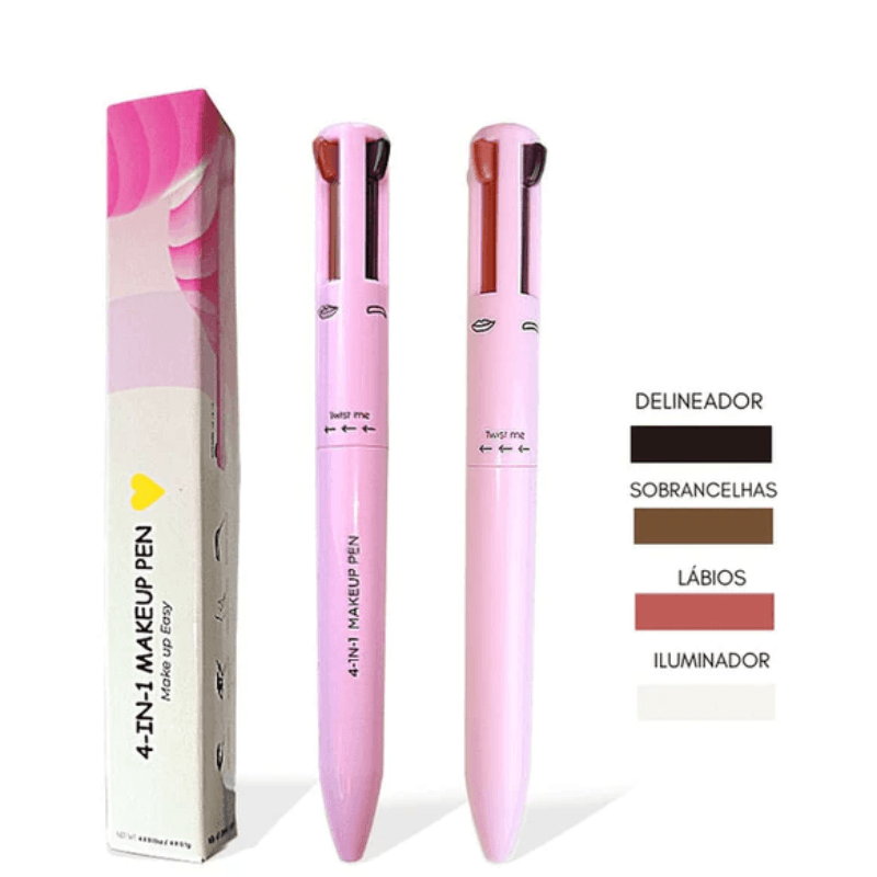 Caneta de Maquiagem 4 em 1 - Beauty Color Pen - SALOMAO SHOP